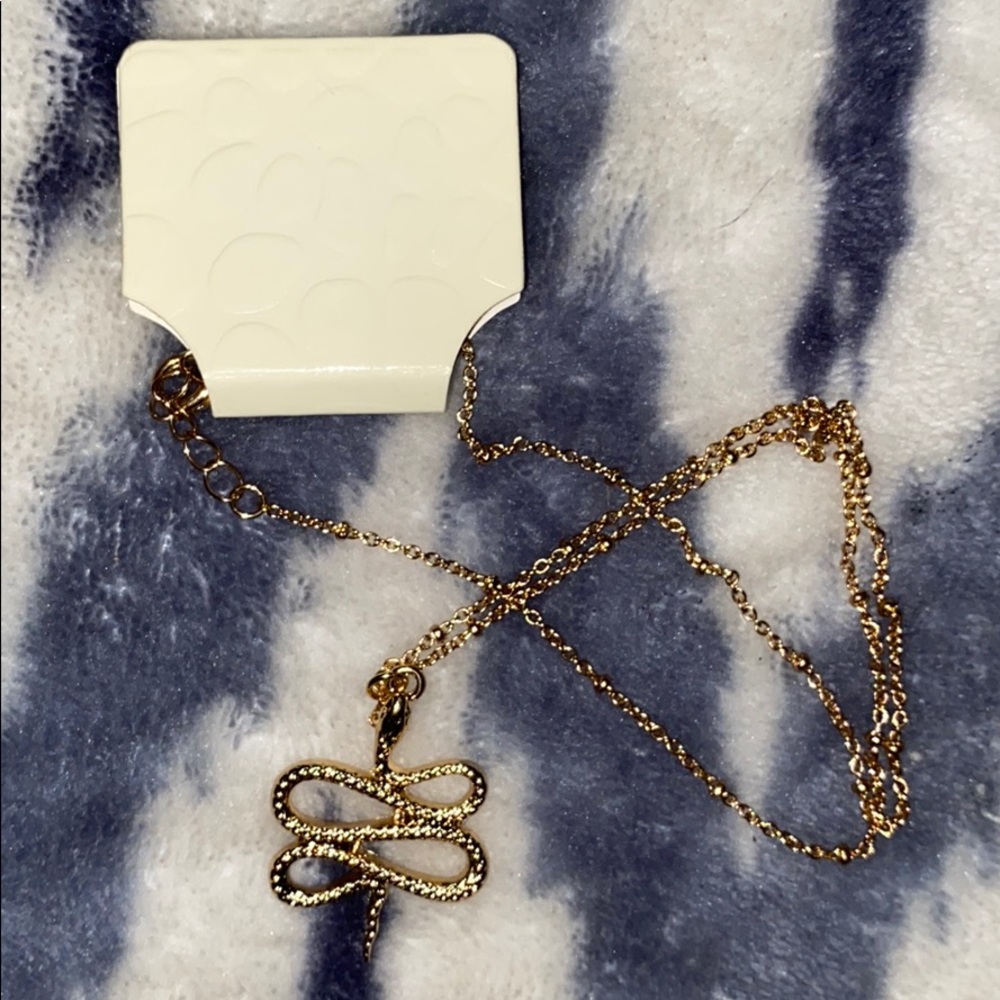 Gold Snake Necklace